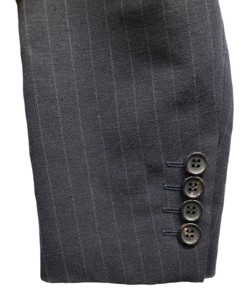 COMME des GARCONS HOMME DEUX（コムデギャルソン オム ドゥ）COMME des GARCONS HOMME DEUX (コムデギャルソン オム ドゥ) ウールリネンテーラードジャケット/COMME des GARCONS HOMME DEUX ブラック サイズ:XSの古着・服飾アイテム