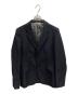 COMME des GARCONS HOMME DEUX（コムデギャルソン オム ドゥ）の古着「ウールリネンテーラードジャケット/COMME des GARCONS HOMME DEUX」｜ブラック