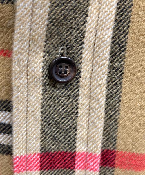 BURBERRY（バーバリー）BURBERRY (バーバリー) Gosha Rubchinskiy (ゴーシャラブチンスキー) ノヴァチェックフランネルシャツ ベージュ サイズ:Sの古着・服飾アイテム