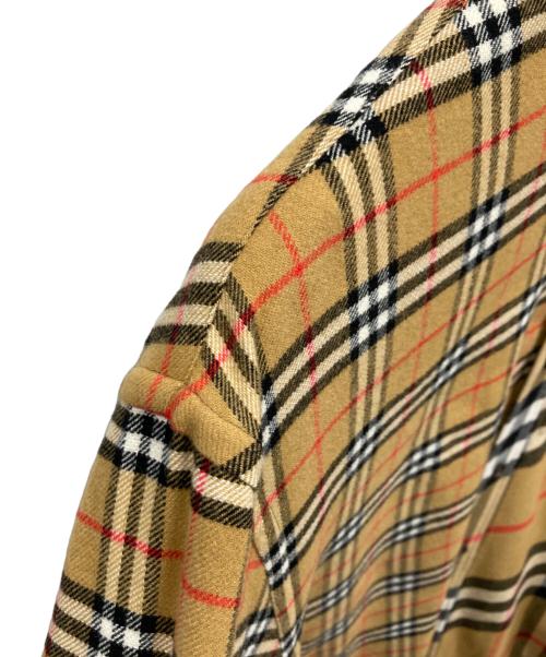 BURBERRY（バーバリー）BURBERRY (バーバリー) Gosha Rubchinskiy (ゴーシャラブチンスキー) ノヴァチェックフランネルシャツ ベージュ サイズ:Sの古着・服飾アイテム