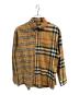 BURBERRY（バーバリー）の古着「ノヴァチェックフランネルシャツ」｜ベージュ