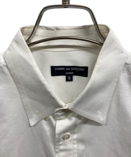 COMME des GARCONS HOMME（コムデギャルソン オム）COMME des GARCONS HOMME (コムデギャルソン オム) コットンブロードシャツ/COMME des GARCONS HOMME ホワイト サイズ:Sの古着・服飾アイテム