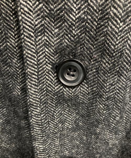 COMME des GARCONS HOMME（コムデギャルソン オム）COMME des GARCONS HOMME (コムデギャルソン オム) 裏地カモ柄ヘリンボーンコート グレー サイズ:Sの古着・服飾アイテム