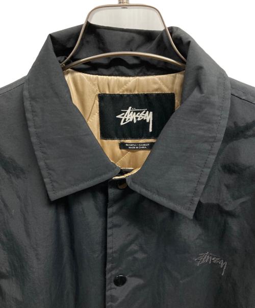 stussy（ステューシー）stussy (ステューシー) ナイロンコーチジャケット ブラック サイズ:Sの古着・服飾アイテム