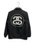 stussy (ステューシー) ナイロンコーチジャケット ブラック サイズ:S：12000円