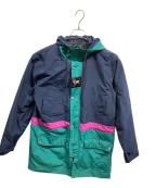 stussyステューシー）の古着「フーデッドコート/stussy」｜ブルー