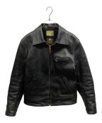 ）の古着「30s LEATHER SPORTS JACKET / NELSON/JOE McCOY’S」｜ブラック