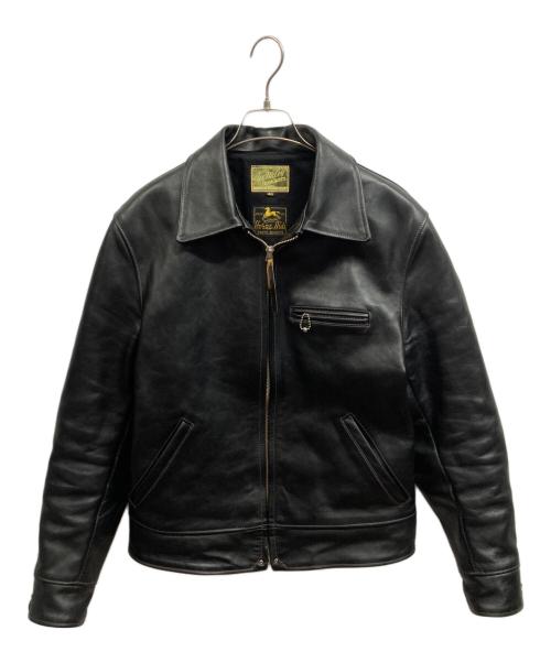 JOE McCOY’S（ジョーマッコイ）JOE McCOY’S (ジョーマッコイ) 30s LEATHER SPORTS JACKET / NELSON/JOE McCOY’S ブラック サイズ:40の古着・服飾アイテム