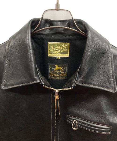 JOE McCOY’S（ジョーマッコイ）JOE McCOY’S (ジョーマッコイ) 30s LEATHER SPORTS JACKET / NELSON/JOE McCOY’S ブラック サイズ:40の古着・服飾アイテム