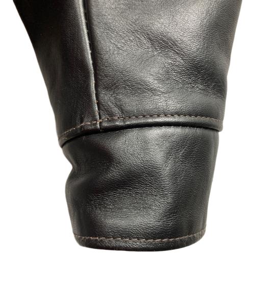 JOE McCOY’S（ジョーマッコイ）JOE McCOY’S (ジョーマッコイ) 30s LEATHER SPORTS JACKET / NELSON/JOE McCOY’S ブラック サイズ:40の古着・服飾アイテム