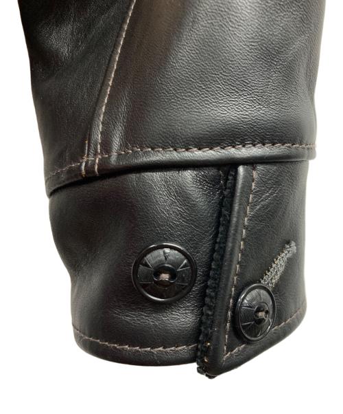 JOE McCOY’S（ジョーマッコイ）JOE McCOY’S (ジョーマッコイ) 30s LEATHER SPORTS JACKET / NELSON/JOE McCOY’S ブラック サイズ:40の古着・服飾アイテム