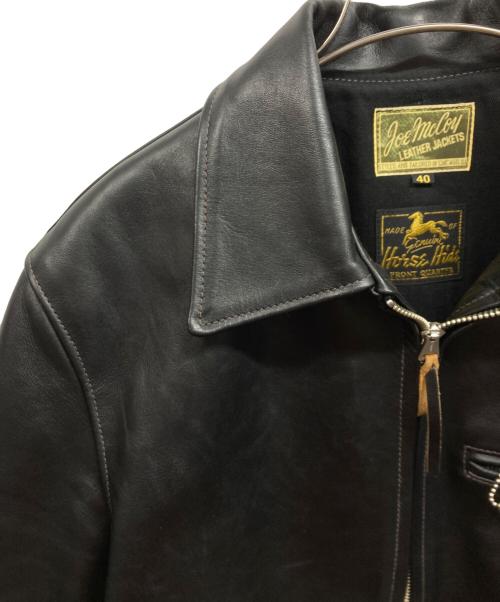JOE McCOY’S（ジョーマッコイ）JOE McCOY’S (ジョーマッコイ) 30s LEATHER SPORTS JACKET / NELSON/JOE McCOY’S ブラック サイズ:40の古着・服飾アイテム