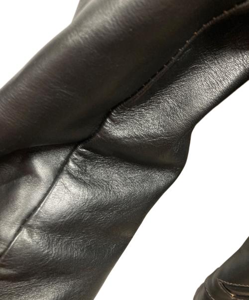 JOE McCOY’S（ジョーマッコイ）JOE McCOY’S (ジョーマッコイ) 30s LEATHER SPORTS JACKET / NELSON/JOE McCOY’S ブラック サイズ:40の古着・服飾アイテム
