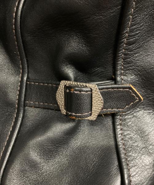 JOE McCOY’S（ジョーマッコイ）JOE McCOY’S (ジョーマッコイ) 30s LEATHER SPORTS JACKET / NELSON/JOE McCOY’S ブラック サイズ:40の古着・服飾アイテム