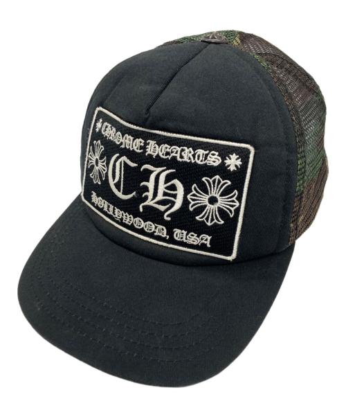 CHROME HEARTS（クロムハーツ）CHROME HEARTS (クロムハーツ) カモ柄メッシュキャップ/	CHROME HEARTS ブラックの古着・服飾アイテム