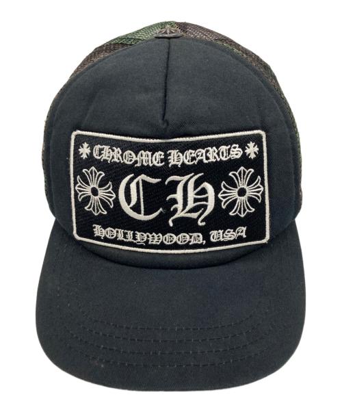 CHROME HEARTS（クロムハーツ）CHROME HEARTS (クロムハーツ) カモ柄メッシュキャップ/	CHROME HEARTS ブラックの古着・服飾アイテム