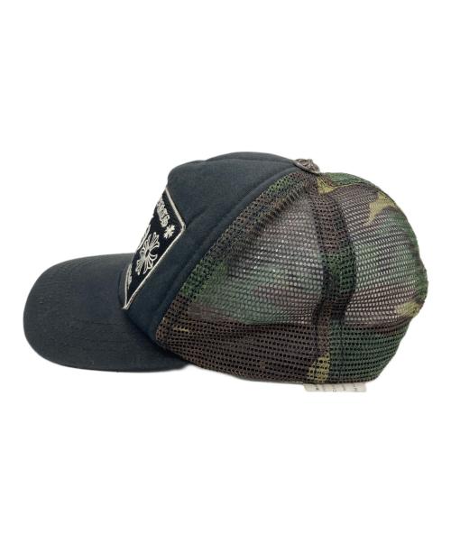 CHROME HEARTS（クロムハーツ）CHROME HEARTS (クロムハーツ) カモ柄メッシュキャップ/	CHROME HEARTS ブラックの古着・服飾アイテム