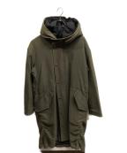 JIL SANDERジルサンダー）の古着「ライナー付きフーデッドコート/JIL SANDER」｜カーキ