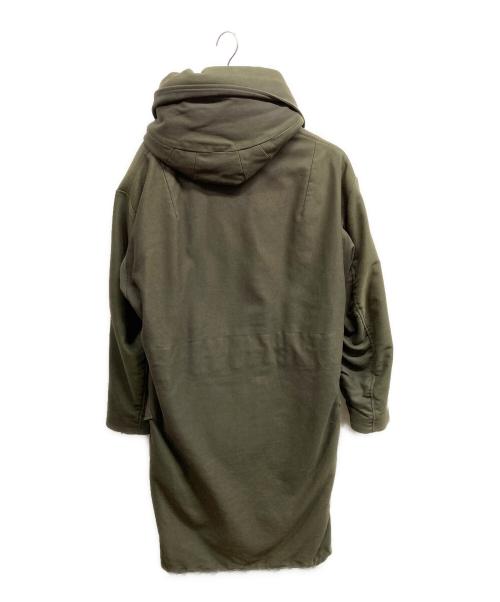JIL SANDER（ジルサンダー）JIL SANDER (ジルサンダー) ライナー付きフーデッドコート/JIL SANDER カーキ サイズ:R48の古着・服飾アイテム