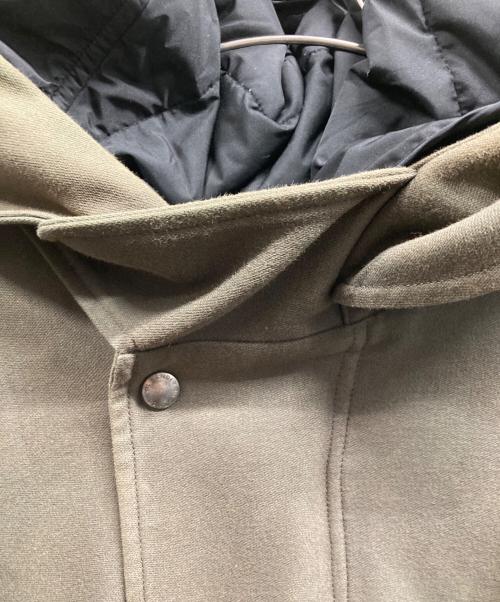 JIL SANDER（ジルサンダー）JIL SANDER (ジルサンダー) ライナー付きフーデッドコート/JIL SANDER カーキ サイズ:R48の古着・服飾アイテム