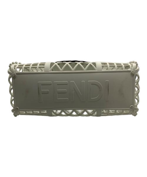 FENDI（フェンディ）FENDI (フェンディ) バスケット スモール アイボリー×ブラウンの古着・服飾アイテム