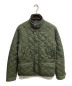 ）の古着「襟コーデュロイキルティングジャケット/POLO RALPH LAUREN」｜オリーブ