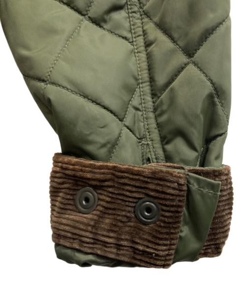 POLO RALPH LAUREN（ポロ・ラルフローレン）POLO RALPH LAUREN (ポロ・ラルフローレン) 襟コーデュロイキルティングジャケット/POLO RALPH LAUREN オリーブ サイズ:Sの古着・服飾アイテム