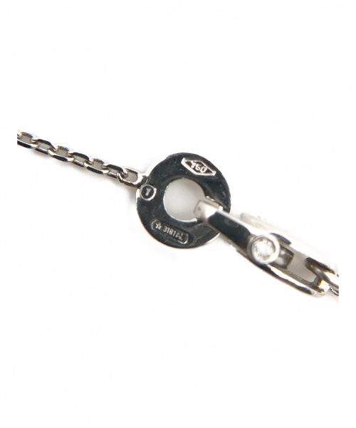 DAMIANI（ダミアーニ）DAMIANI (ダミアーニ) Dサイドブラックダイヤ・オニキス ペンダントネック サイズ:- K18WG 12.7g オニキスの古着・服飾アイテム