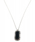 DAMIANI (ダミアーニ) Dサイドブラックダイヤ・オニキス ペンダントネック サイズ:- K18WG 12.7g オニキス：64800円