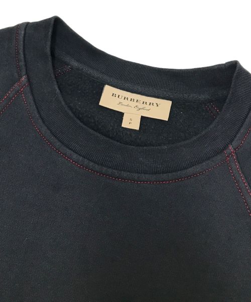 BURBERRY（バーバリー）BURBERRY (バーバリー) ロゴ刺繍スウェット グレー サイズ:S/Pの古着・服飾アイテム