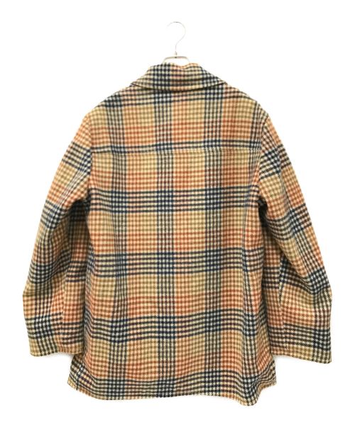 PENDLETON（ペンドルトン）PENDLETON (ペンドルトン) リバーシブルウールジャケット ベージュ×ネイビー サイズ:下記参照の古着・服飾アイテム