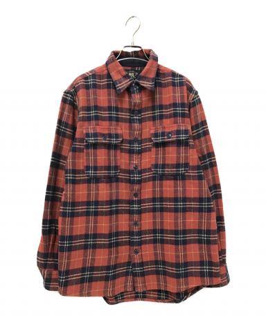 中古・古着通販】RRL (ダブルアールエル) フランネルチェックシャツ