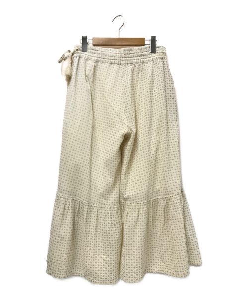 Tabrik（タブリック）Tabrik (タブリック) 植物染めギャザーパンツ アイボリー サイズ:下記参照の古着・服飾アイテム