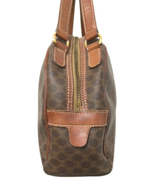 CELINE（セリーヌ）CELINE (セリーヌ) マカダム柄ハンドバッグ ブラウン サイズ:下記参照の古着・服飾アイテム