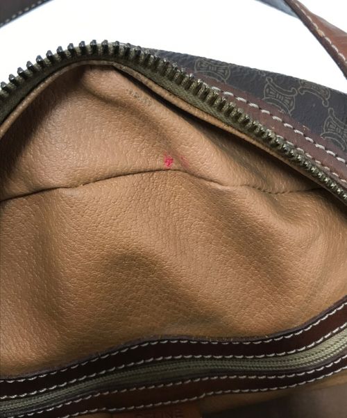 CELINE（セリーヌ）CELINE (セリーヌ) マカダム柄ハンドバッグ ブラウン サイズ:下記参照の古着・服飾アイテム