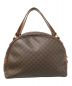 CELINE (セリーヌ) マカダム柄ハンドバッグ ブラウン サイズ:下記参照：12000円