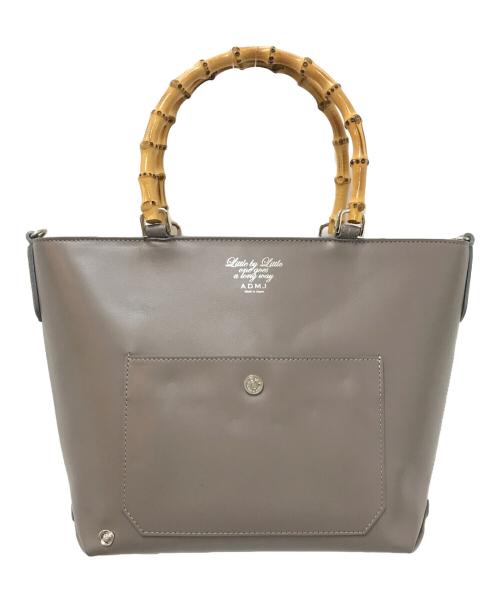 A.D.M.J.（エーディーエムジェイ）A.D.M.J. (エーディーエムジェイ) VANITY&BANBOO BOTTOMACCENT SHOULDERBAG ベージュ サイズ:下記参照の古着・服飾アイテム