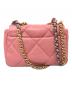 CHANEL (シャネル) シャネル19 ココマーク マトラッセ キルティング フラップ チェーンショルダーバッグ ピンク：389000円