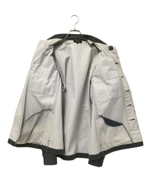 A.P.C.（アーペーセー）A.P.C. (アーペーセー) ミリタリージャケット グレー サイズ:1の古着・服飾アイテム