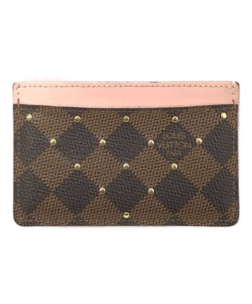 LOUIS VUITTON（ルイ ヴィトン）LOUIS VUITTON (ルイ ヴィトン) カードケース ブラウン サイズ:下記参照の古着・服飾アイテム