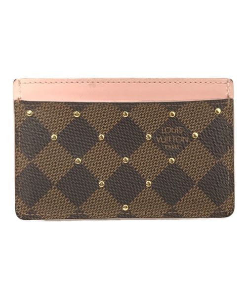LOUIS VUITTON（ルイ ヴィトン）LOUIS VUITTON (ルイ ヴィトン) カードケース ブラウン サイズ:下記参照の古着・服飾アイテム