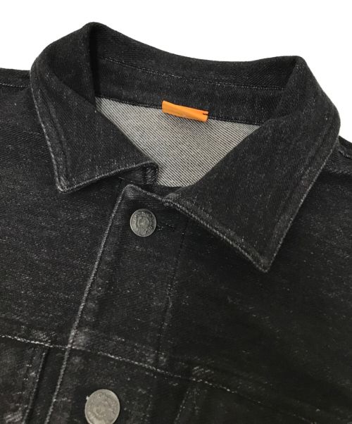 HUGO BOSS（ヒューゴ ボス）HUGO BOSS (ヒューゴ ボス) デニムジャケット ブラック サイズ:Sの古着・服飾アイテム