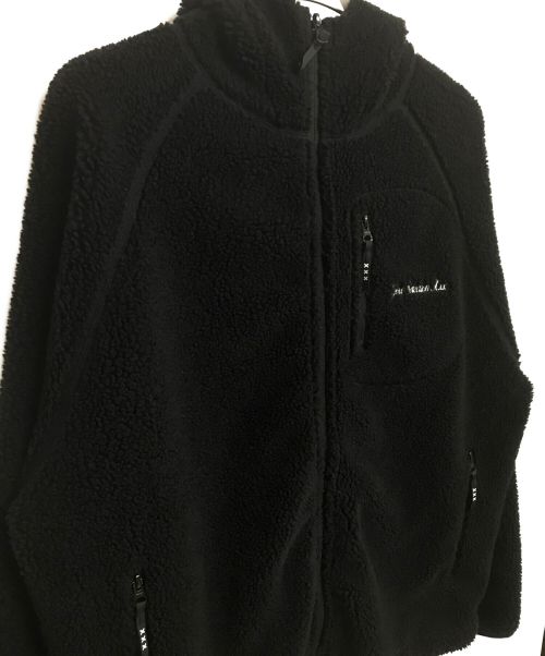 GOD SELECTION XXX（ゴッドセレクショントリプルエックス）GOD SELECTION XXX (ゴッドセレクショントリプルエックス) Fleece Jacket ブラック サイズ:Lの古着・服飾アイテム