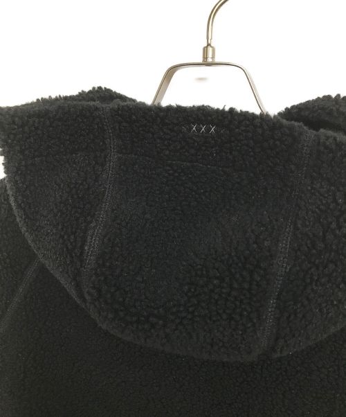 GOD SELECTION XXX（ゴッドセレクショントリプルエックス）GOD SELECTION XXX (ゴッドセレクショントリプルエックス) Fleece Jacket ブラック サイズ:Lの古着・服飾アイテム