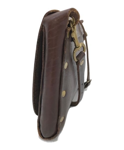 vasco（ヴァスコ）vasco (バスコ) レザー3ウェイサドルバッグ ブラウン サイズ:下記参照の古着・服飾アイテム