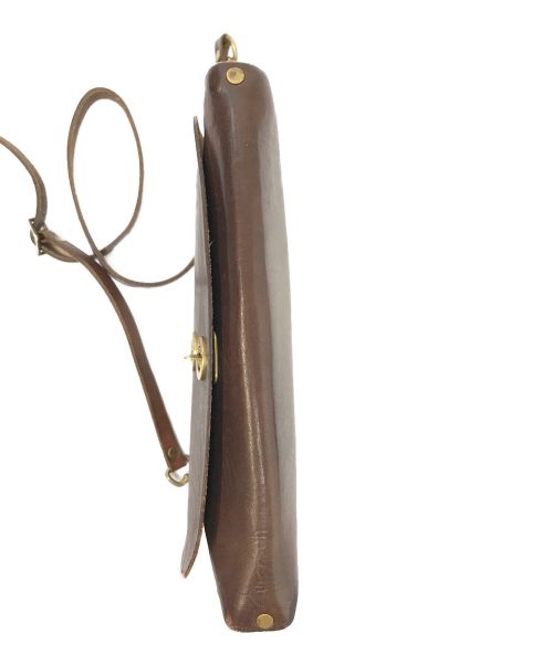 vasco（ヴァスコ）vasco (バスコ) レザー3ウェイサドルバッグ ブラウン サイズ:下記参照の古着・服飾アイテム