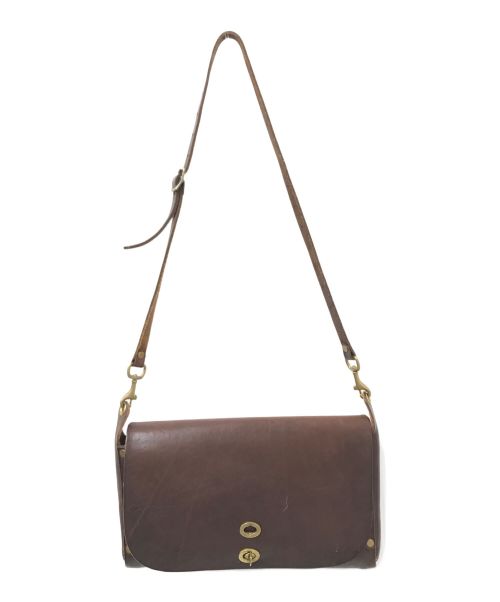 vasco（ヴァスコ）vasco (バスコ) レザー3ウェイサドルバッグ ブラウン サイズ:下記参照の古着・服飾アイテム