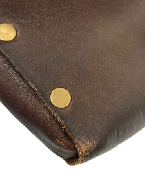 vasco（ヴァスコ）vasco (バスコ) レザー3ウェイサドルバッグ ブラウン サイズ:下記参照の古着・服飾アイテム