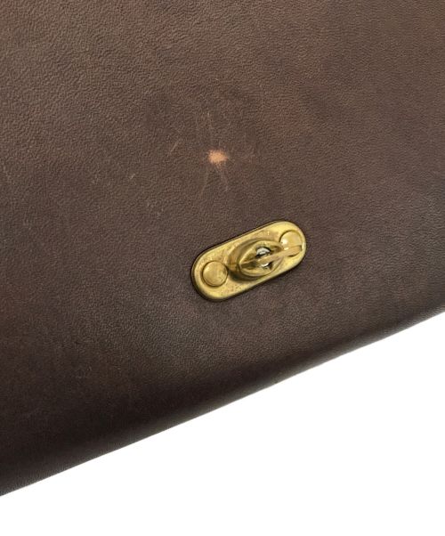 vasco（ヴァスコ）vasco (バスコ) レザー3ウェイサドルバッグ ブラウン サイズ:下記参照の古着・服飾アイテム