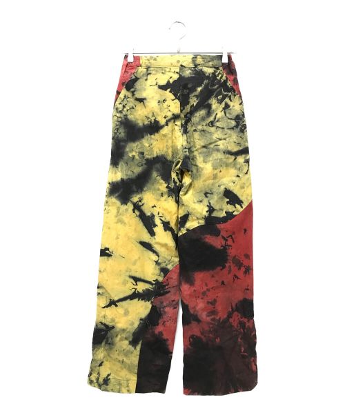 BLOKE（ブローク）BLOKE (ブローク) YELLOW HAND DYED TROUSERS イエロー×レッド サイズ:XS 未使用品の古着・服飾アイテム